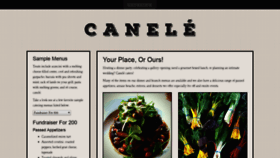 What Canele-la.com website looked like in 2019 (4 years ago)
