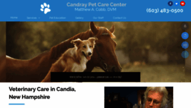 What Candiaraymondveterinarian.com website looked like in 2019 (4 years ago)