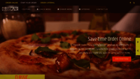 What Classicpizzala.com website looked like in 2019 (4 years ago)
