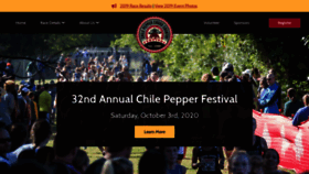 What Chilepepperfestival.org website looked like in 2019 (4 years ago)