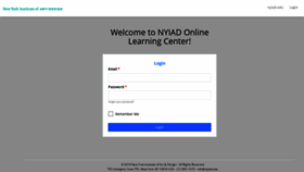 What Courses.nyiad.edu website looked like in 2019 (4 years ago)