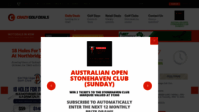 What Crazygolfdeals.com.au website looked like in 2019 (4 years ago)