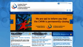 What Cwhn.ca website looked like in 2019 (4 years ago)
