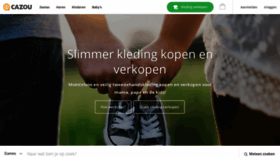 What Cazou.nl website looked like in 2019 (4 years ago)