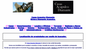What Casasacapulcodiamante.mx website looked like in 2019 (4 years ago)
