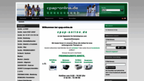 What Cpap-online.de website looked like in 2019 (4 years ago)