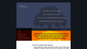 What Circleconsultinggroup.com website looked like in 2019 (4 years ago)