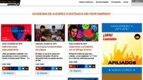 What Chess-teacher.es website looked like in 2019 (4 years ago)