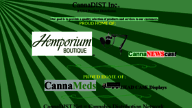 What Cannadist.net website looked like in 2019 (4 years ago)