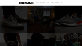 What Crispculture.com website looked like in 2019 (4 years ago)
