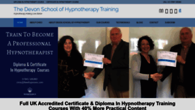 What Chrisfleethypnotherapytraining.co.uk website looked like in 2019 (4 years ago)
