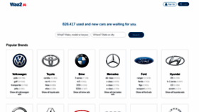What Cars.waa2.co.za website looked like in 2019 (4 years ago)