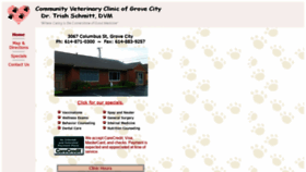 What Communityvetclinic.com website looked like in 2019 (4 years ago)