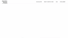 What Cosmeticswizard.net website looked like in 2019 (4 years ago)