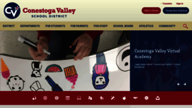 What Conestogavalley.org website looked like in 2019 (4 years ago)