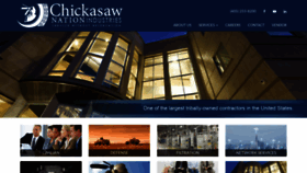 What Chickasaw.com website looked like in 2019 (4 years ago)