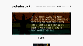 What Cathparks.com website looked like in 2019 (4 years ago)