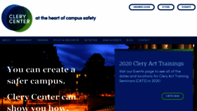 What Clerycenter.org website looked like in 2019 (4 years ago)
