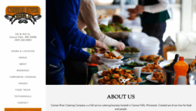 What Cannonrivercatering.com website looked like in 2019 (4 years ago)