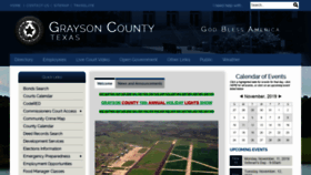 What Co.grayson.tx.us website looked like in 2019 (4 years ago)