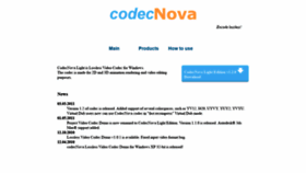 What Codecnova.com website looked like in 2019 (4 years ago)