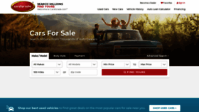 What Carsforsale.com website looked like in 2019 (4 years ago)