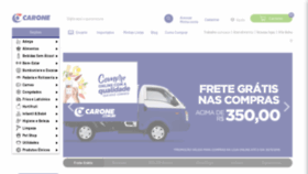 What Carone.com.br website looked like in 2019 (4 years ago)
