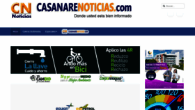 What Casanarenoticias.com website looked like in 2019 (4 years ago)