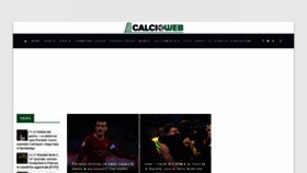 What Calcioweb.eu website looked like in 2019 (4 years ago)