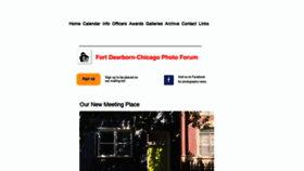 What Chicagophotoforum.org website looked like in 2019 (4 years ago)