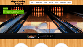 What Claytonvalleybowl.com website looked like in 2019 (4 years ago)