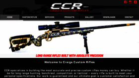 What Craigscustomrifles.com website looked like in 2019 (4 years ago)