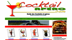 What Cocktail-apero.com website looked like in 2019 (4 years ago)