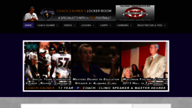 What Coachzaunerslockerroom.com website looked like in 2019 (4 years ago)