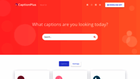 What Captionplus.app website looked like in 2019 (4 years ago)