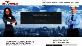 What Cre-training.com website looked like in 2019 (4 years ago)