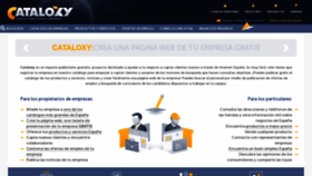 What Cataloxy.es website looked like in 2019 (4 years ago)