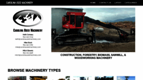 What Carolinausedmachinery.com website looked like in 2019 (4 years ago)