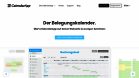 What Calendarapp.de website looked like in 2019 (4 years ago)