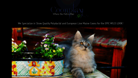 What Coonplaymainecoons.com website looked like in 2019 (4 years ago)