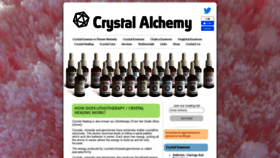 What Crystal-alchemy.com website looked like in 2019 (4 years ago)