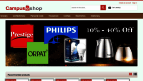What Campuseshop.com website looked like in 2019 (4 years ago)
