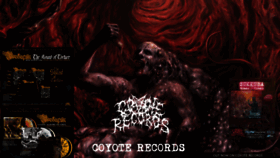 What Coyoterecords.ru website looked like in 2019 (4 years ago)