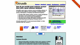 What Citrusdb.org website looked like in 2019 (4 years ago)