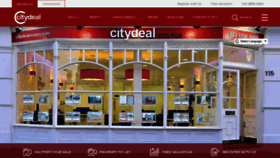 What Citydealestates.co.uk website looked like in 2019 (4 years ago)