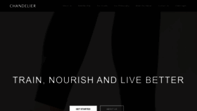 What Chandelierglastonbury.com website looked like in 2019 (4 years ago)