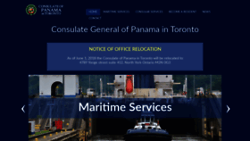 What Consulatepanama.com website looked like in 2019 (4 years ago)