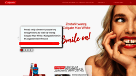 What Colgate.pl website looked like in 2019 (4 years ago)