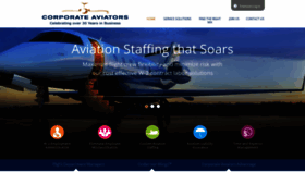 What Corporateaviators.com website looked like in 2019 (4 years ago)