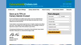 What Canaryislandscruises.com website looked like in 2019 (4 years ago)